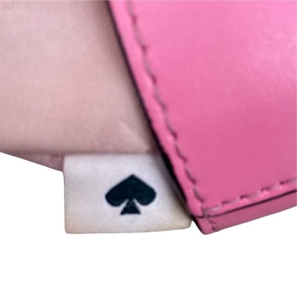 Kate Spade Pink Leather Tote/Shoulder Bag w/Dust Bag Spring Summer Brunch Weddin - Picture 12 of 14